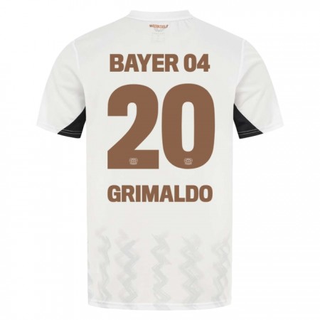 Maglia Bayer 04 Leverkusen Alejandro Grimaldo 20 Trasferta Divisa 2024-25